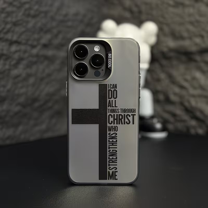 指紋防止クロス聖書柄iPhoneケース iPhone 17 - Apple Iphone 15 Pro Max のレビューと価格