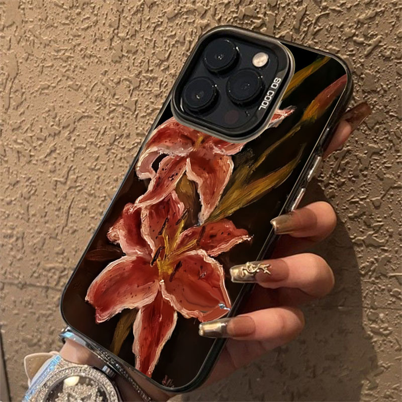 油絵ユリの花レトロ柄 Xiaomi Poco X7 X6 X - Google Pixel 9 Pro のレビューと価格
