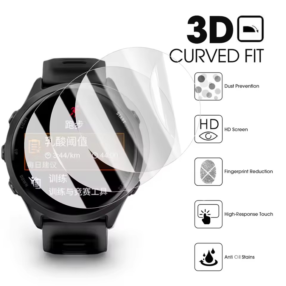 1-3 個のヒドロゲルフィルムガーミンフェニックス 8 51 - Hydrogel Screen Protector のレビューと価格