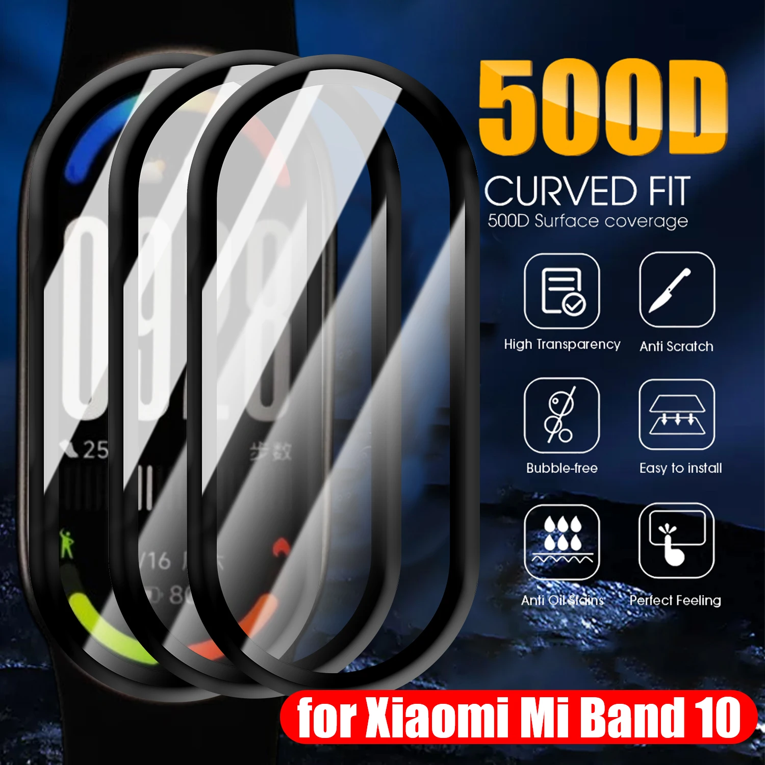 Xiaomi Mi Band 10スマートウォッチ用フレキシ - Flexible Tpu Film のレビューと価格