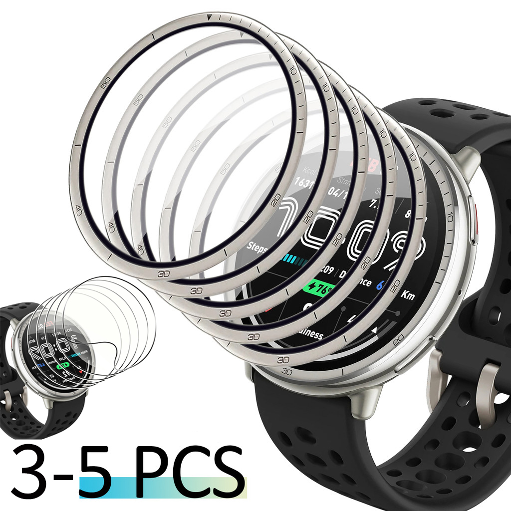 3-5 個の曲面スクリーンプロテクター Amazfit Ac - Hydrogel Screen Protector のレビューと価格