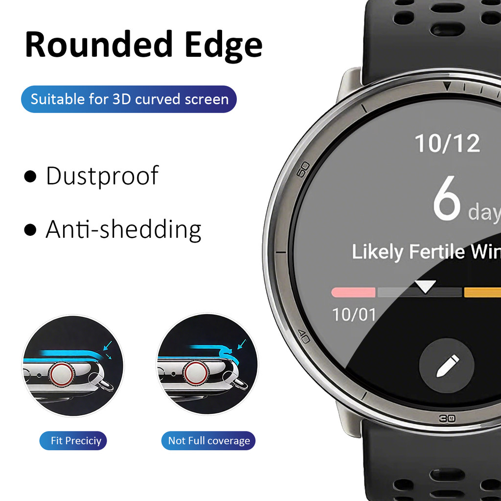 3-5 個の曲面スクリーンプロテクター Amazfit Ac - Hydrogel Screen Protector のレビューと価格