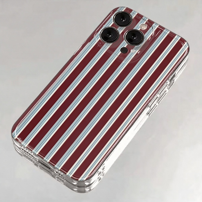 バーガンディブルーのストライプ柄、iPhone 11、12、 - Apple Iphone 15 Pro Max のレビューと価格