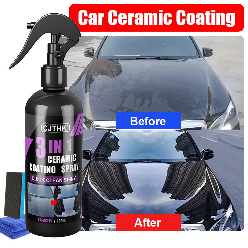 3 in 1 カーセラミックナノコーティング液 コーティング - Nano Liquid Coating のレビューと価格