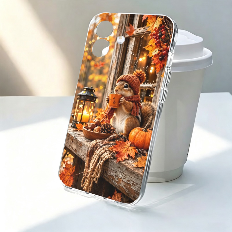 漫画動物リスシリコン製スマホケース iPhone 15 16 - Apple Iphone 15 Pro Max のレビューと価格